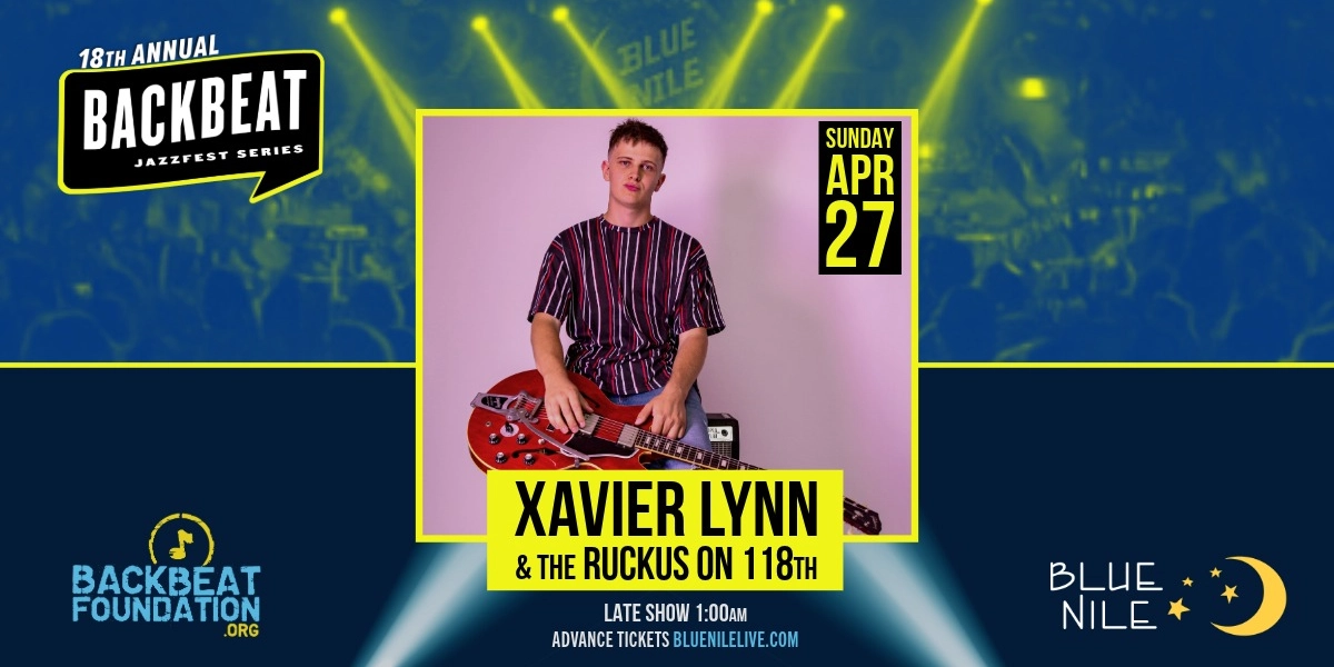 Event image for Xavier Lynn & The Ruckus On 118th