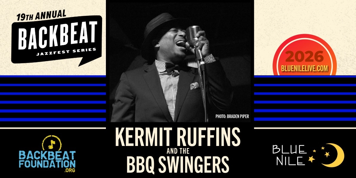 Event image for Kermit Ruffins & the BBQ Swingers