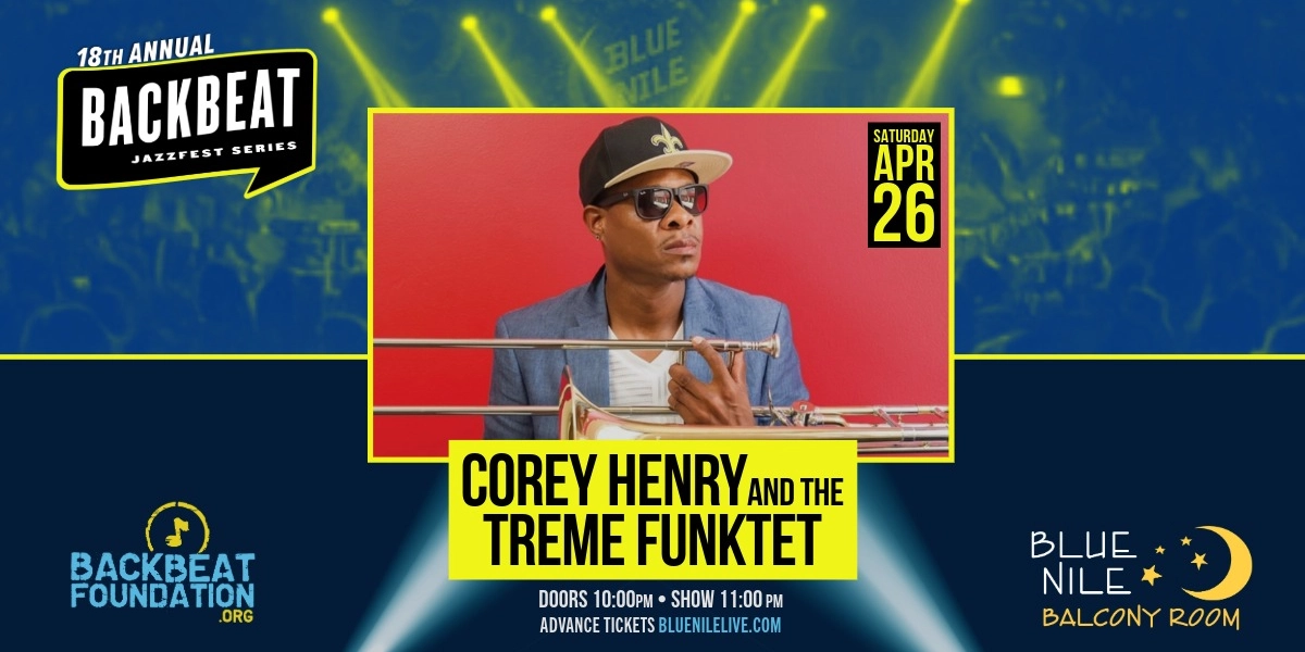 Event image for Corey Henry and The Treme Funktet