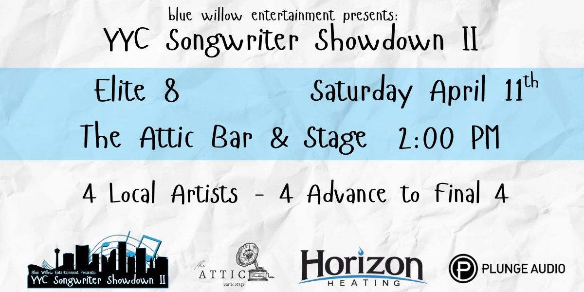 Event image for BWE Presents: YYC Songwriter Showdown
