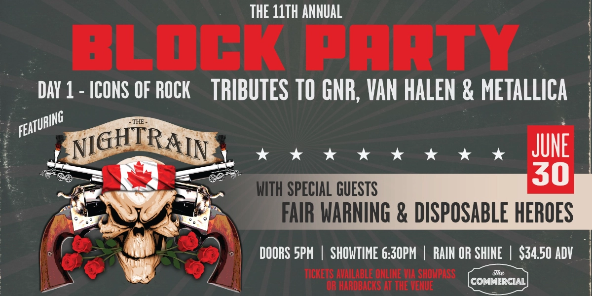 Event image for THE BLOCK PARTY: DAY 1 - ICONS OF ROCK