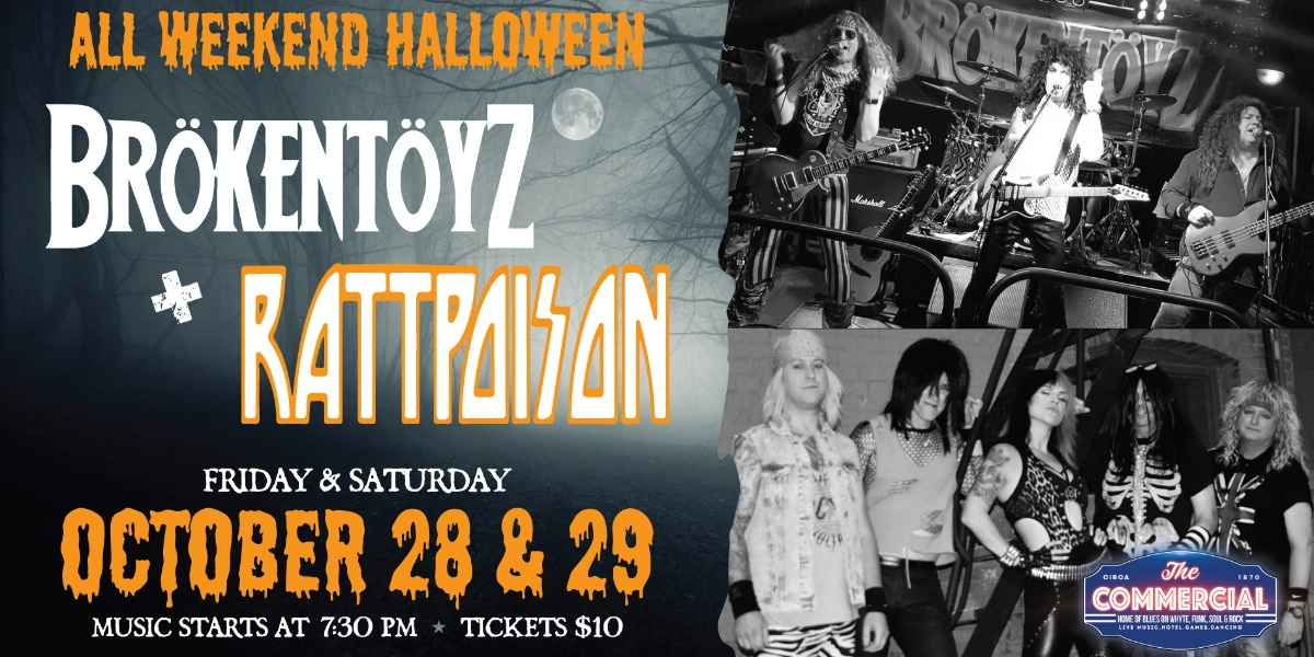 Event image for All Weekend Halloween BrokenToyz and RattPoison