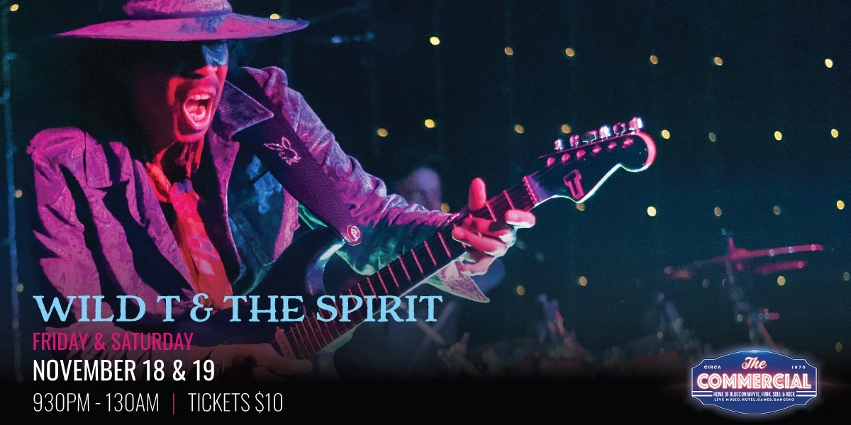 Event image for Wild T and The Spirit