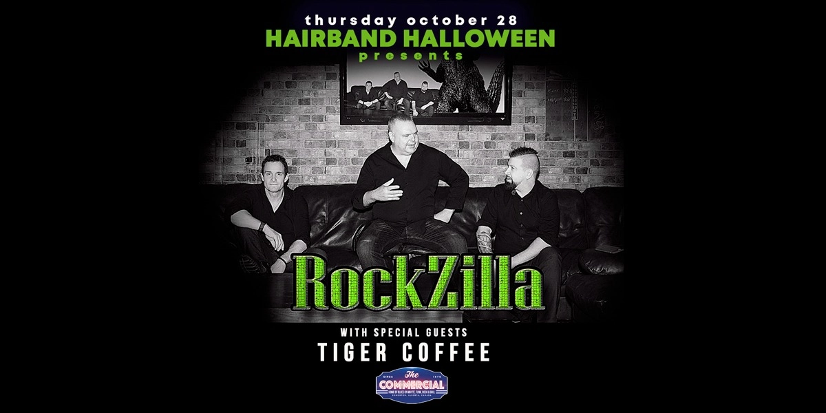 Event image for HAIRBAND HALLOWEEN WITH ROCKZILLA & TIGER COFFEE