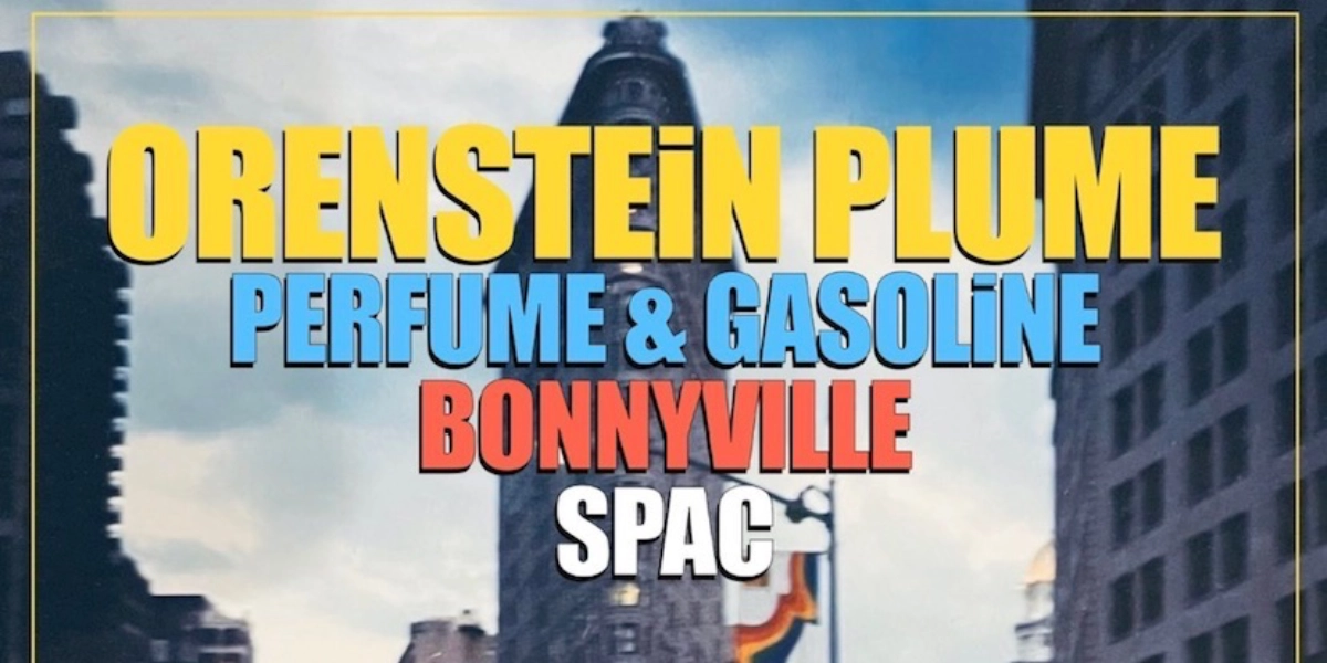 Event image for Mike Plume and Jenny Orenstein Perfume & Gasoline