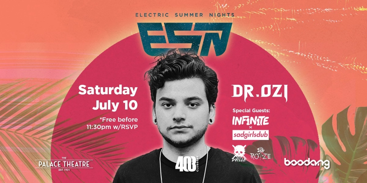 Event image for DR Ozi & Inf1n1te- Electric Summer Nights
