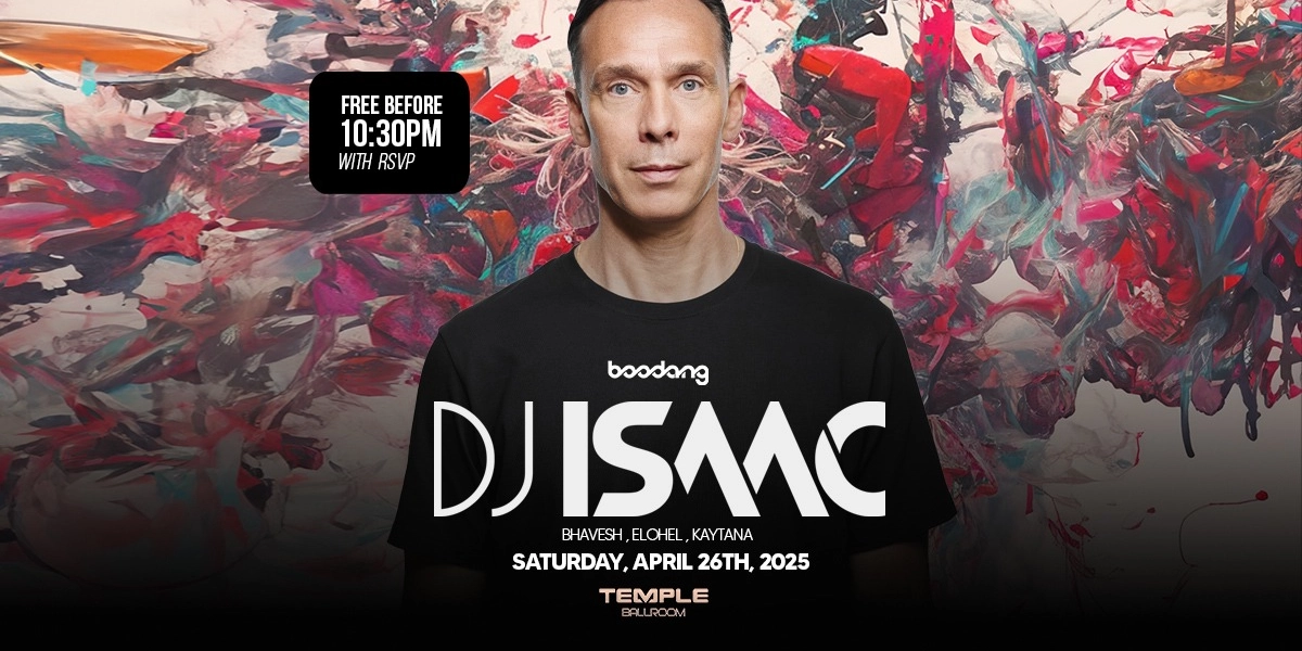 Event image for DJ Isaac - Edmonton