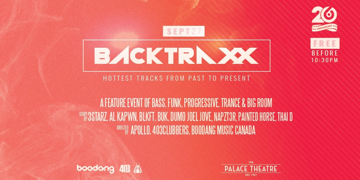 Event image for Backtraxx- Calgary