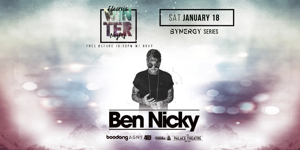 Event image for Ben Nicky- YYC- Synergy Series
