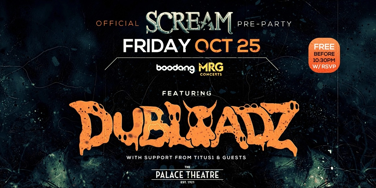 Event image for Dubloadz- Scream pre party- Calgary