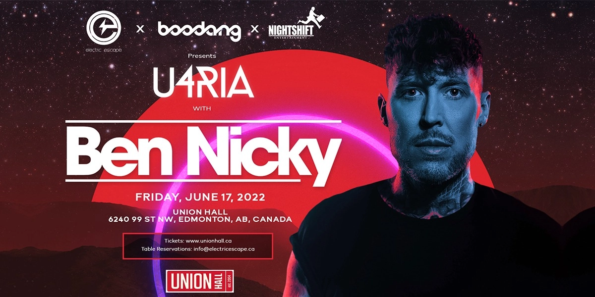 Event image for Ben Nicky- Edmonton