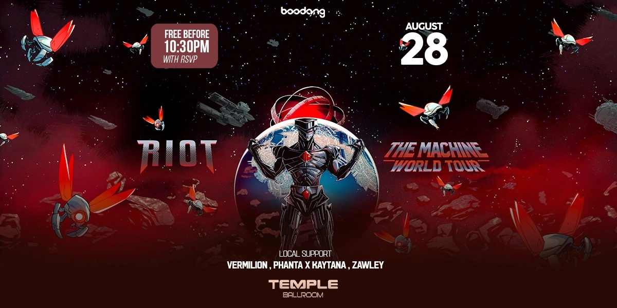 Riot - Calgary - The Palace Theatre - Calgary - Aug 29, 2026