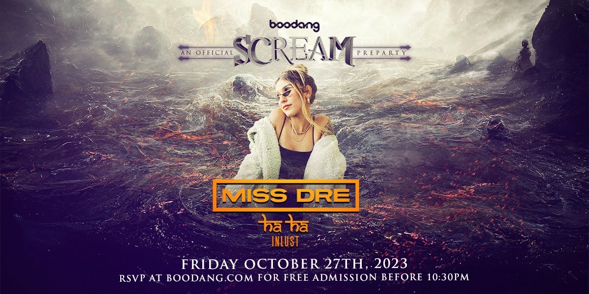 Event image for Miss Dre / Scream Pre party- Edmonton