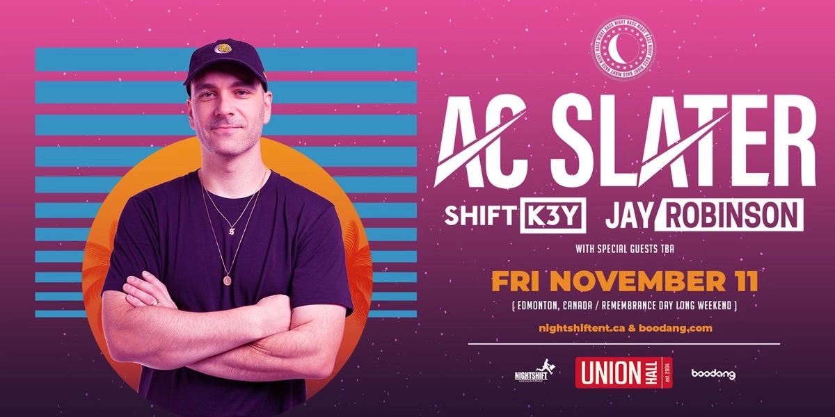 Event image for AC Slater- Edmonton
