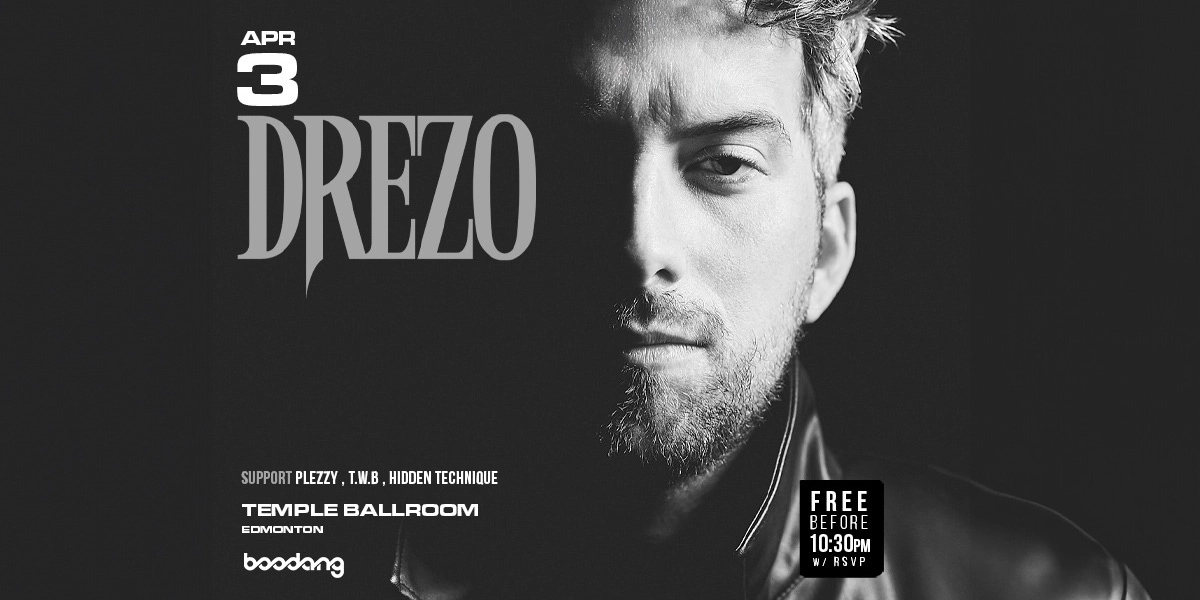 Event image for Drezo - Edmonton