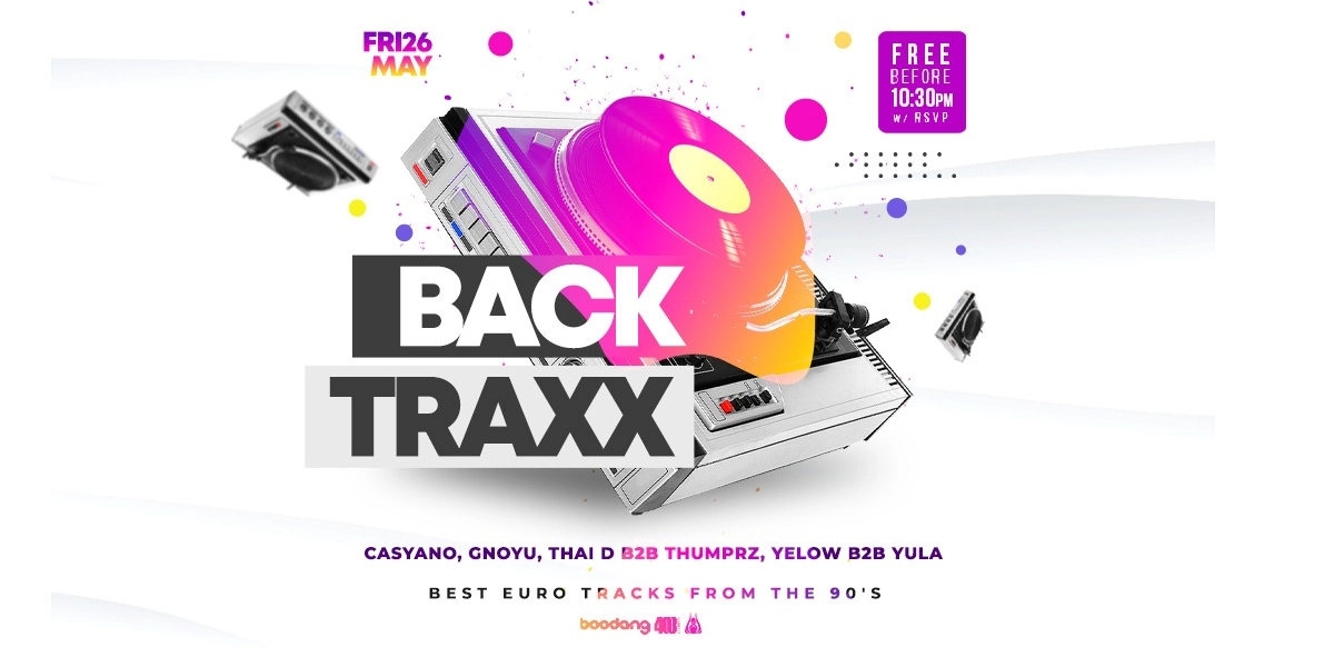 Event image for Backtraxx- Calgary