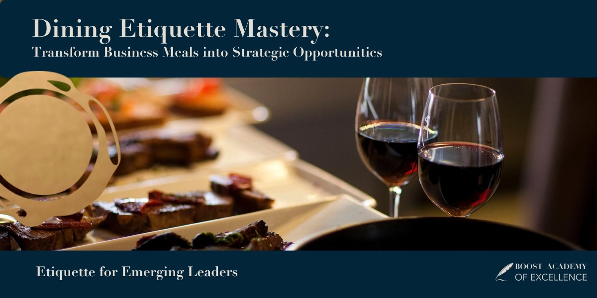 Event image for Dining Etiquette Mastery: Transform Business Meals into Strategic Opportunities