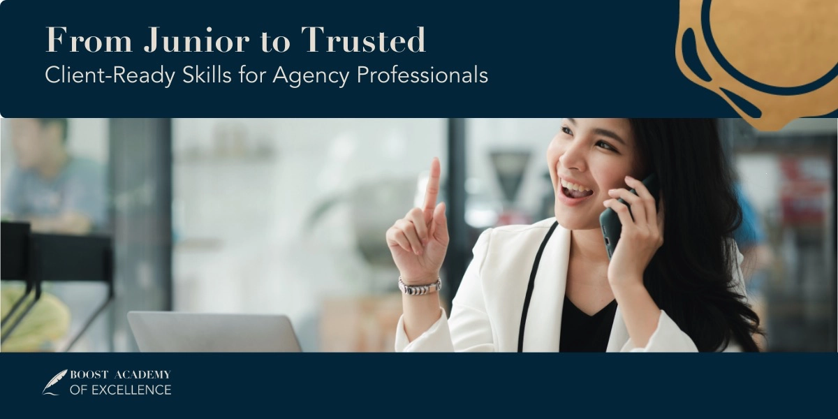 Image d'événement pour From Junior to Trusted: Client-Ready Skills for Agency Professionals