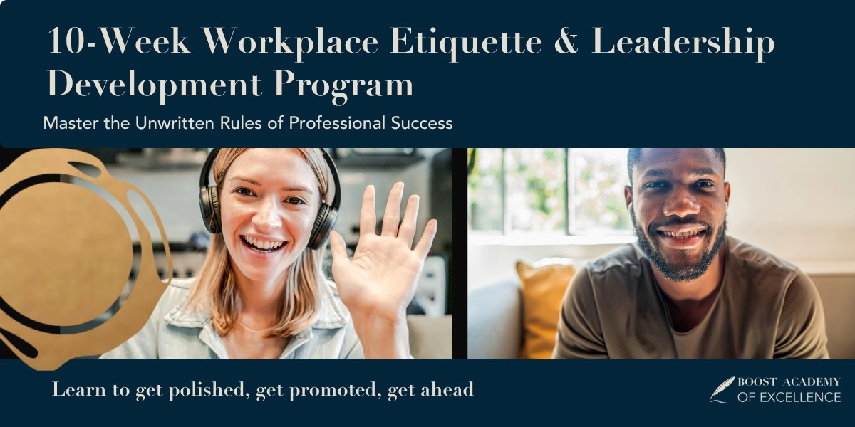 Event image for 10-Week Workplace Etiquette & Leadership Development Program