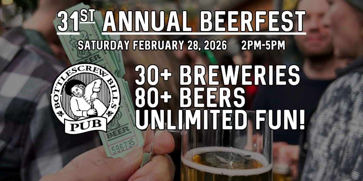 Event image for BOTTLESCREW BILL'S 31st ANNUAL BEER FESTIVAL