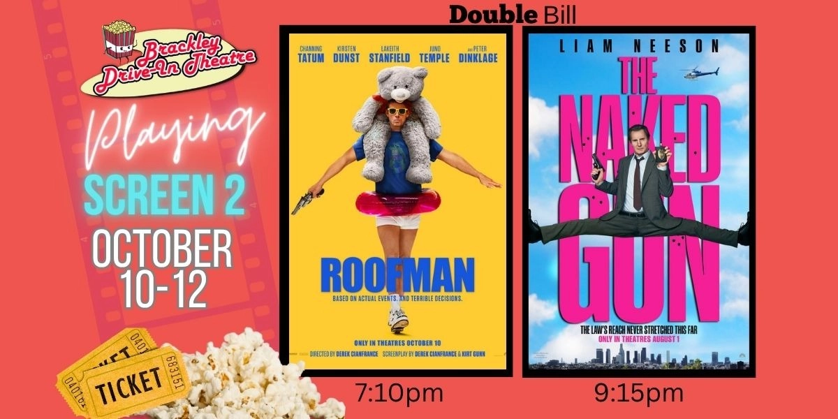 Event image for Screen 2:  Roofman and Naked Gun