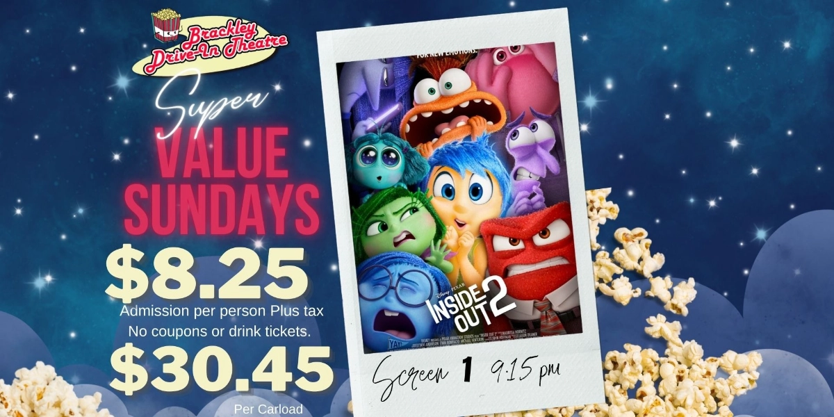 Event image for Screen 1:Inside Out 2  ( Super Value Sunday )