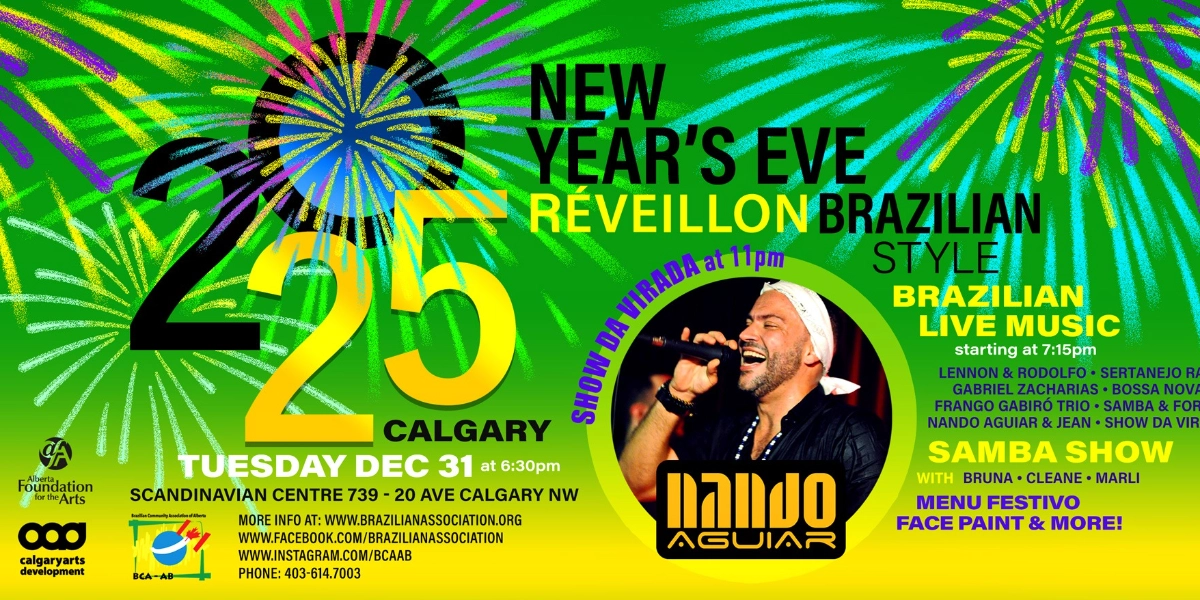 Event image for 2025 REVEILLON BRAZILIAN STYLE IN CALGARY