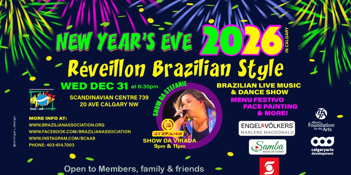 Event image for 2026 REVEILLON BRAZILIAN STYLE IN CALGARY