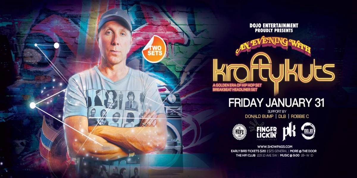 Event image for Krafty Kuts @ The Hifi Club presented by Dojo Ent. Fri Jan 31