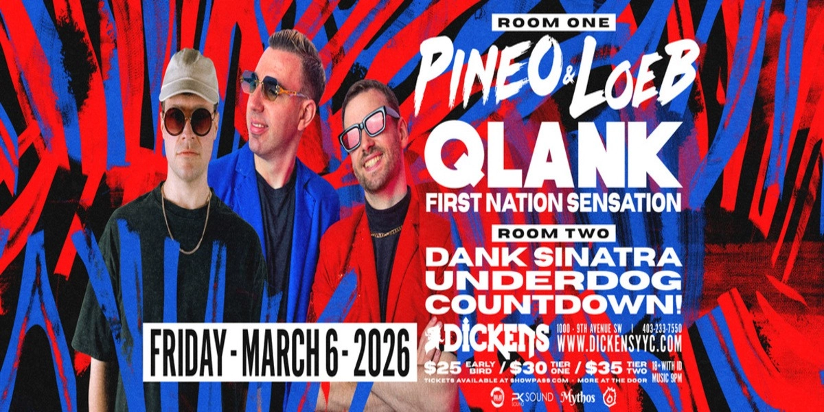 Event image for Pineo & Loeb + Qlank Fri. March 6 @ Dickens