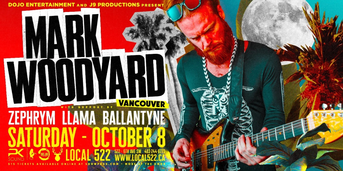 Event image for MARK WOODYARD Oct 8 in Calgary