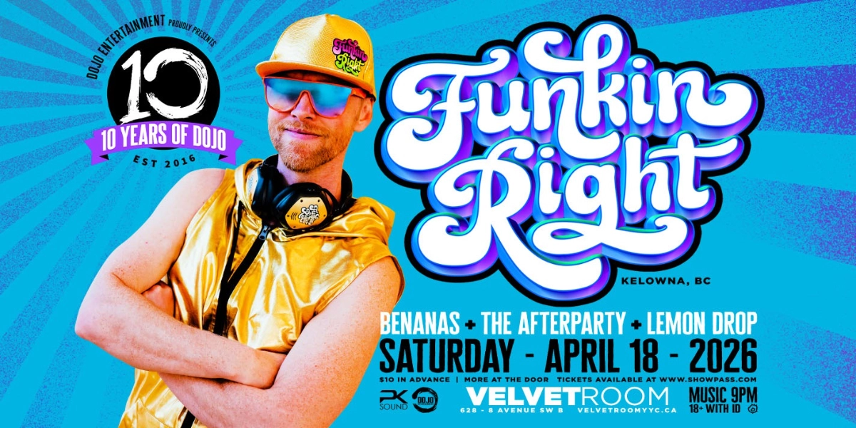 Event image for FunkinRight @ Velvet Room Sat. April 18