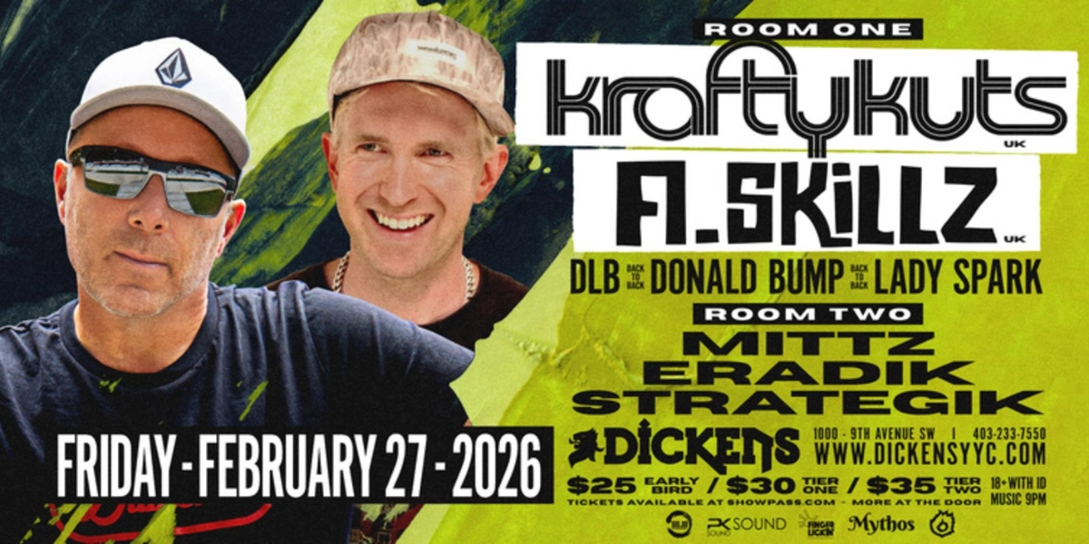 Event image for Krafty Kuts + A.Skillz Fri. Feb 27 @ Dickens