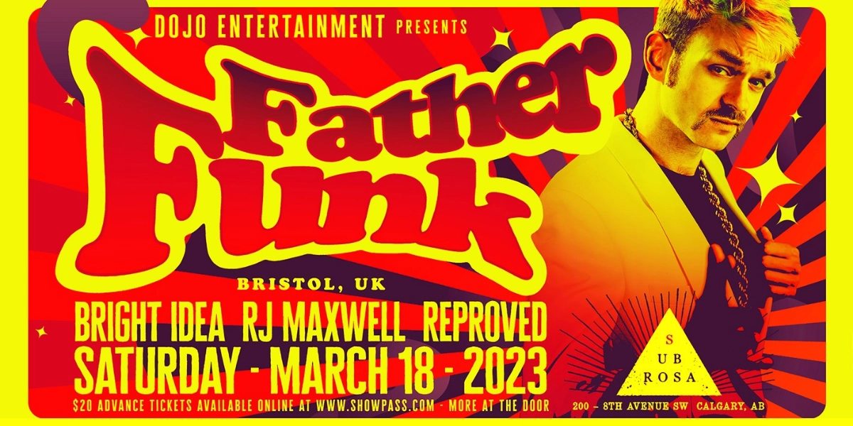 Event image for Father Funk (UK) Sat March 18 at Sub Rosa