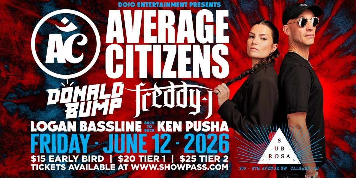 Event image for Average Citizens Fri. June 12 @ Sub Rosa