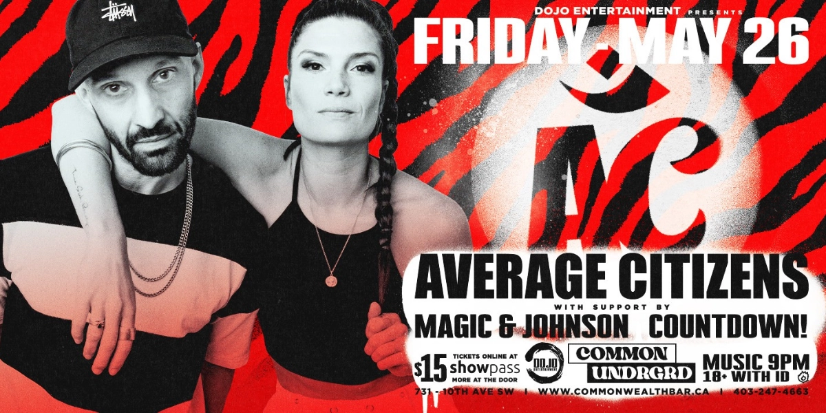 Event image for Average Citizens at Common/UNDRGRD Fri May 26