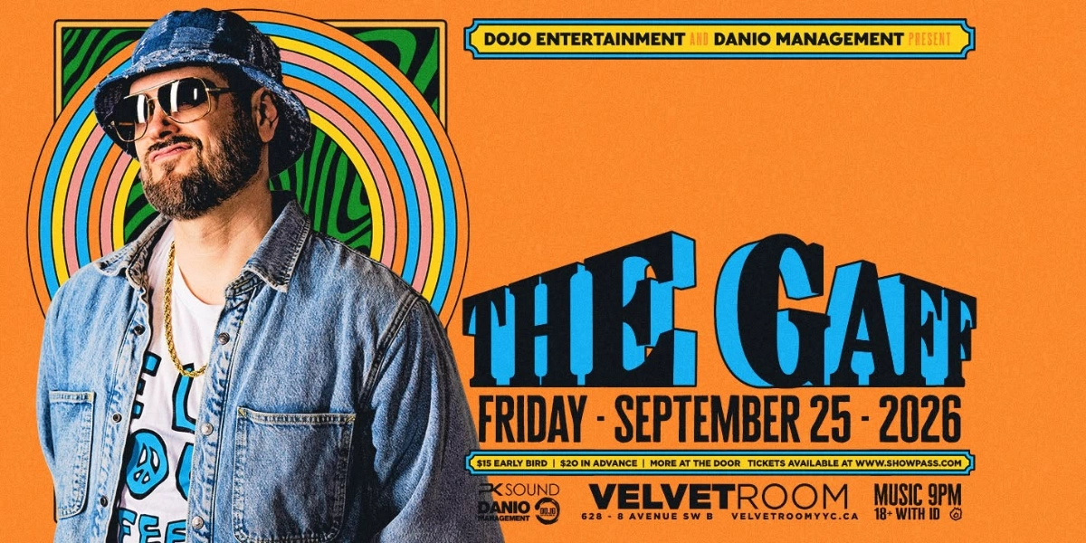 Event image for The Gaff Fri. Sept 25 @ Velvet Room