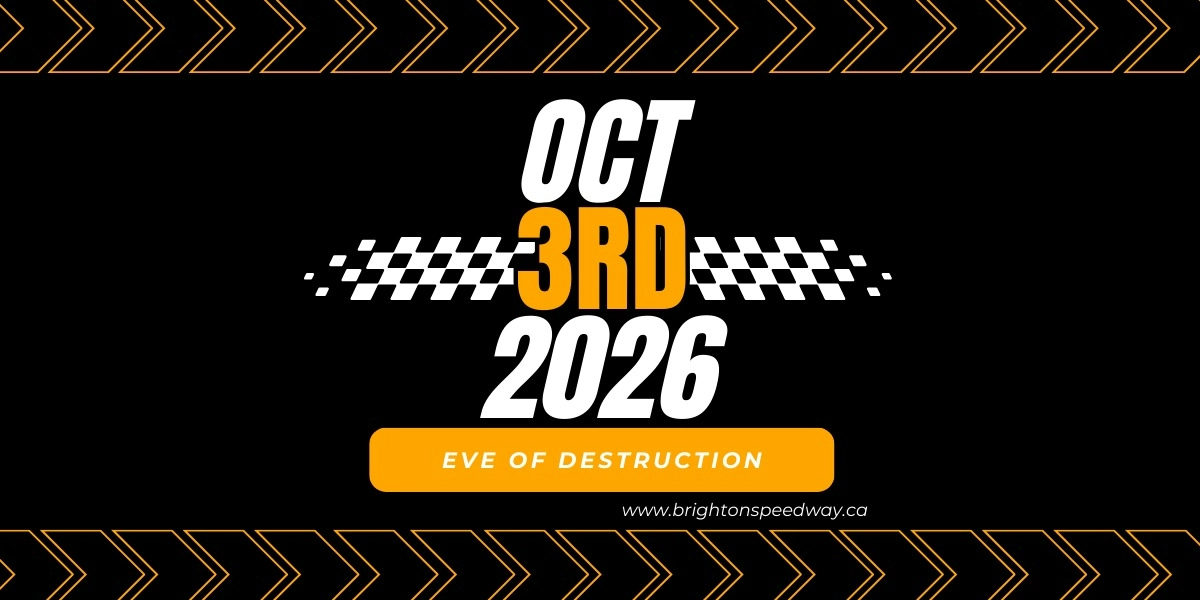 Event image for RACE 24 - OCTOBER 3 - EVE OF DESTRUCTION