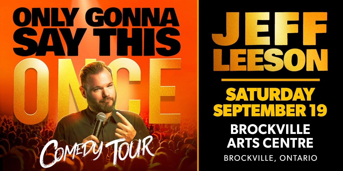 Event image for Jeff Leeson: Only Gonna Say This Once Comedy Tour