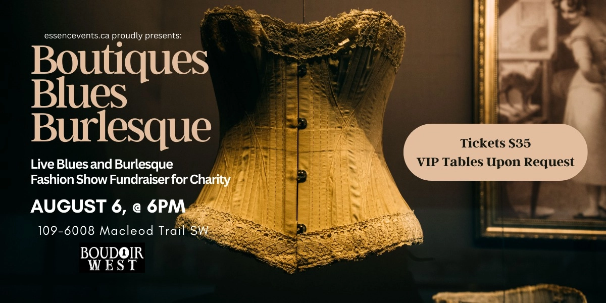 Event image for BOUTIQUES, BLUES AND BURLESQUE