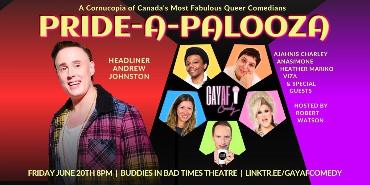 Event image for Gay AF Comedy Pride-A-Palooza