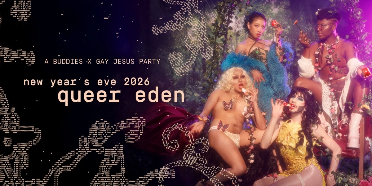Event image for Buddies NYE: Queer Eden