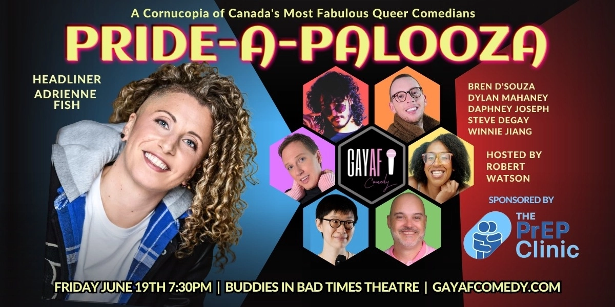 Event image for Gay AF Comedy Pride-a-Palooza