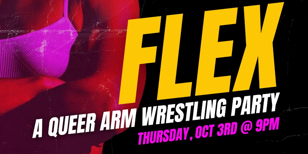 Event image for FLEX: A Queer Arm Wrestling Party
