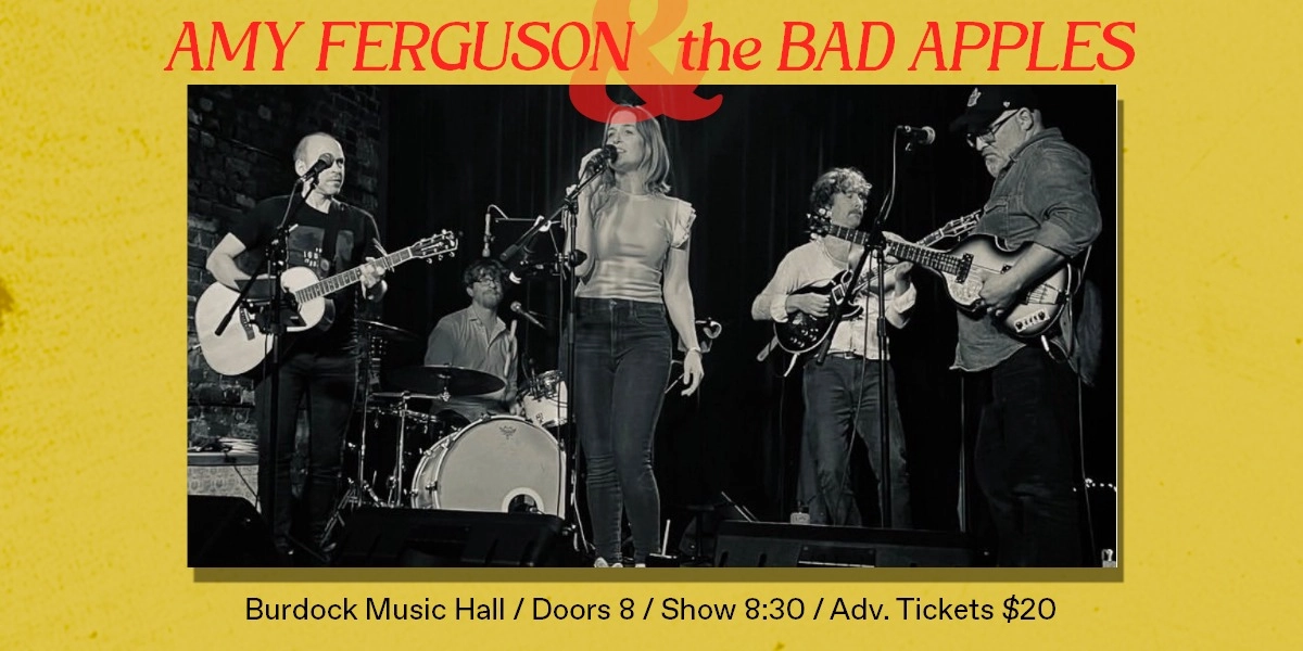 Event image for Amy Ferguson and The Bad Apples Live at The Burdock Music Hall