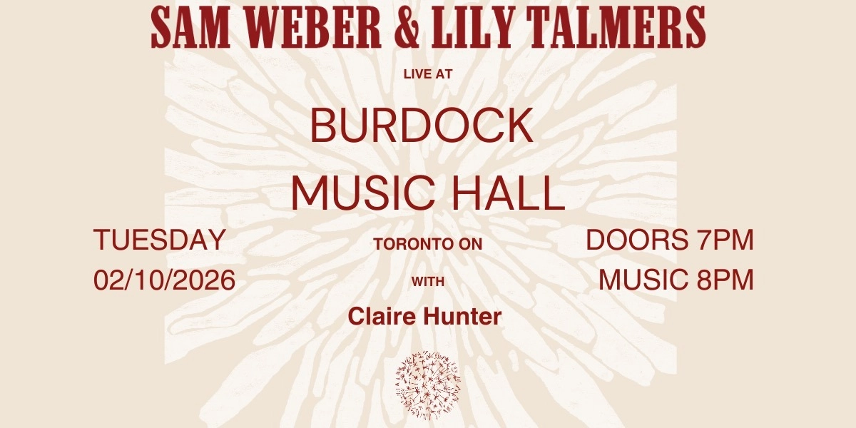 Event image for Lily Talmers & Sam Weber