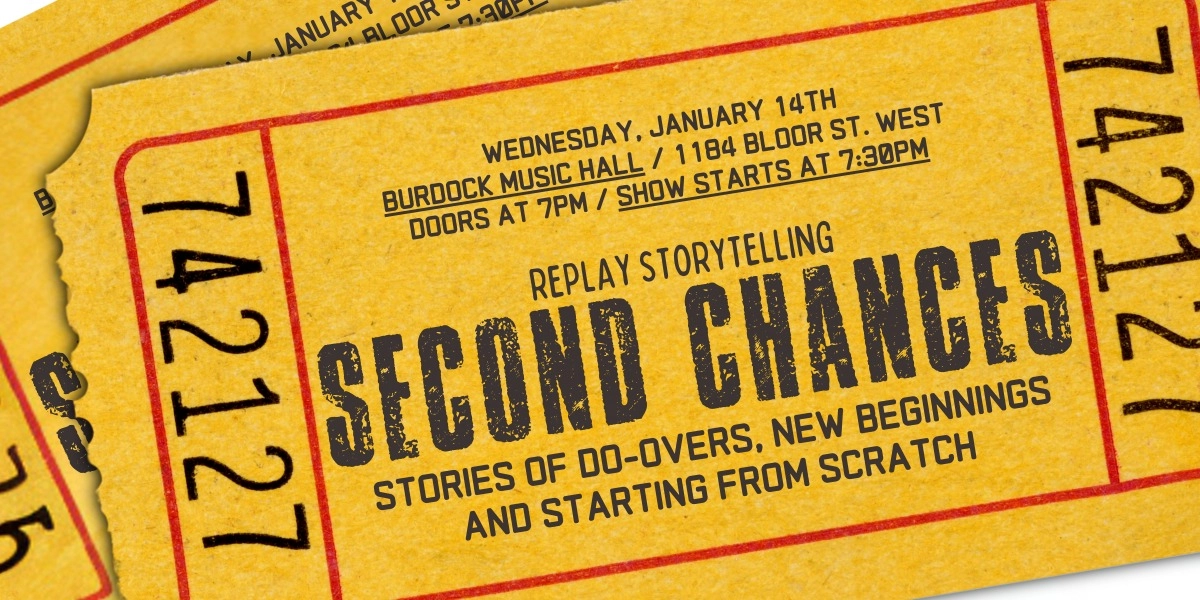 Event image for Replay Storytelling presents Second Chances