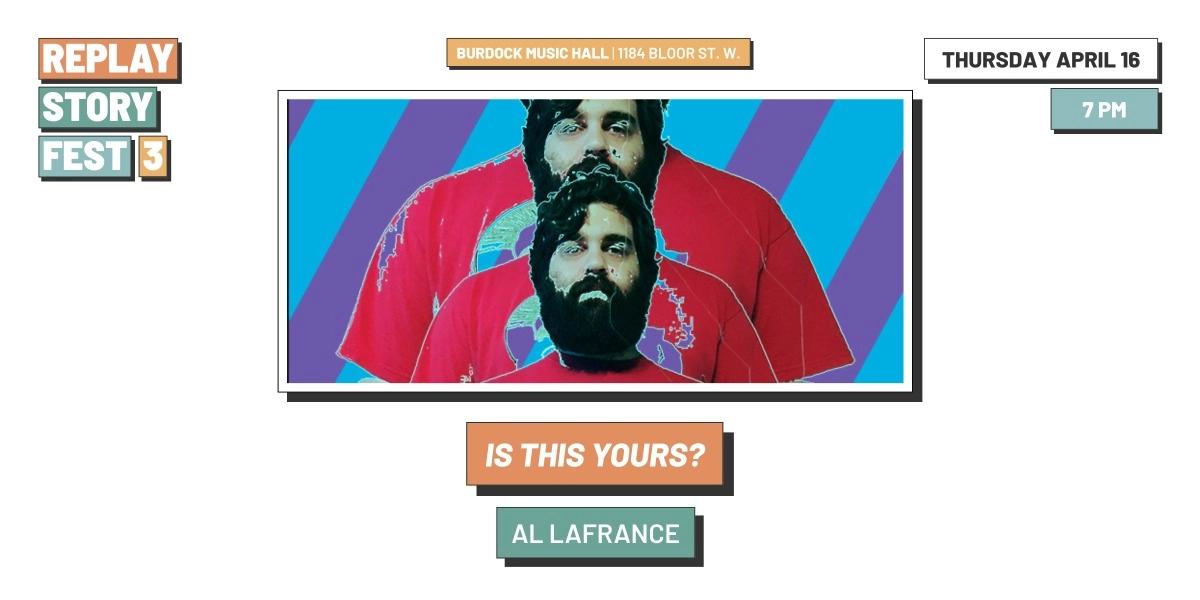 Event image for Is This Yours? by Al Lafrance