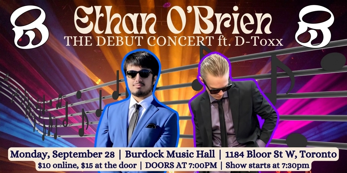 Event image for Ethan O’Brien: THE FIRST CONCERT (ft. D-Toxx)