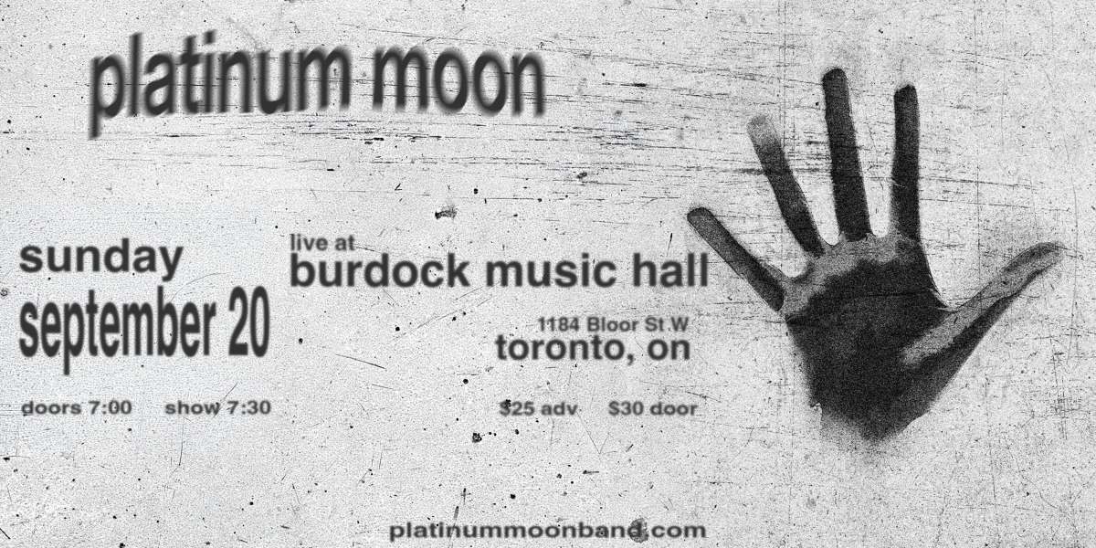 Event image for Platinum Moon (Second Show)